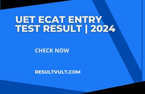 uet entry test result 2024