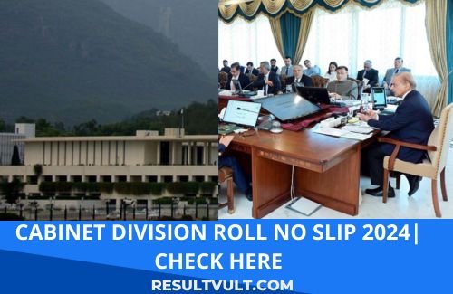 cabinet division roll no slip 2024