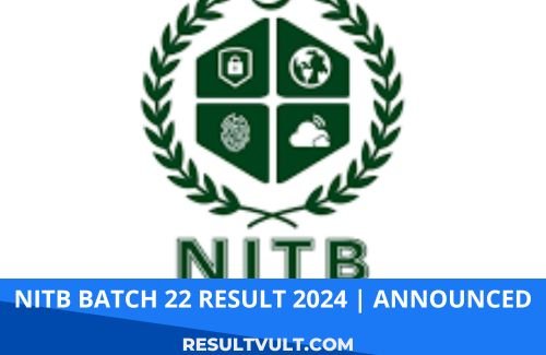 nitb batch 22 result 2024