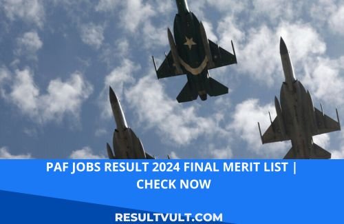 paf jobs result 2024