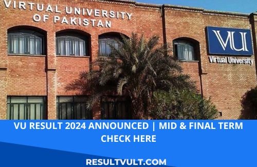 VU result 2024 announced