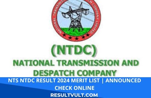 NTS NTDC Result 2024