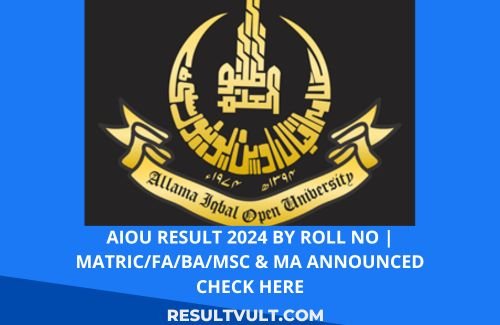 AIOU result 2024 merit list